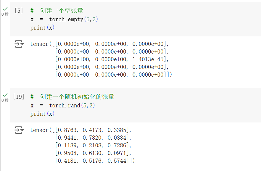 tensor init